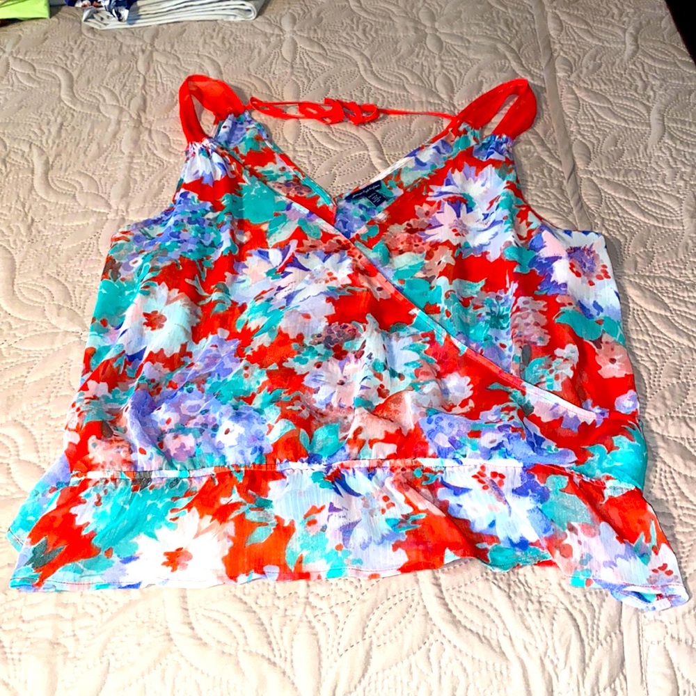 American Eagle Floral Tank